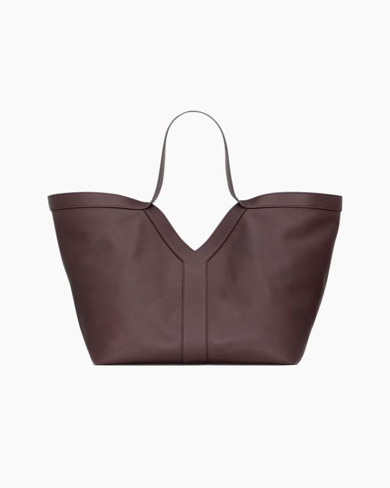 Y Design Large Leather Carryall Tote Bag