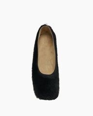 Square Ballet Flat in Pony
