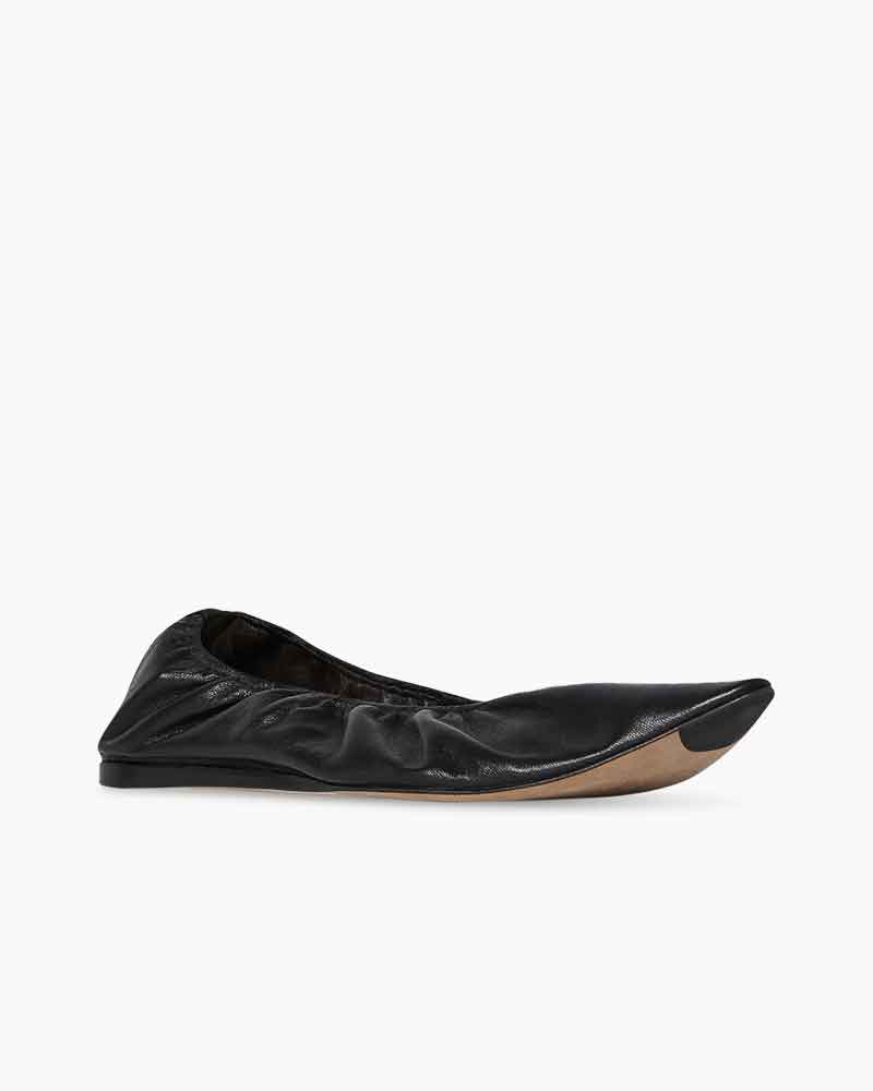 Liisa Flat Shoe in Leather