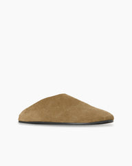 Women Hudson Slide Green in Suede
