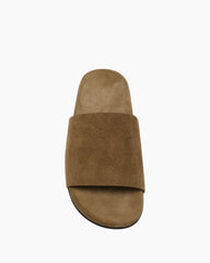 Men Hugh Slide Green in Suede