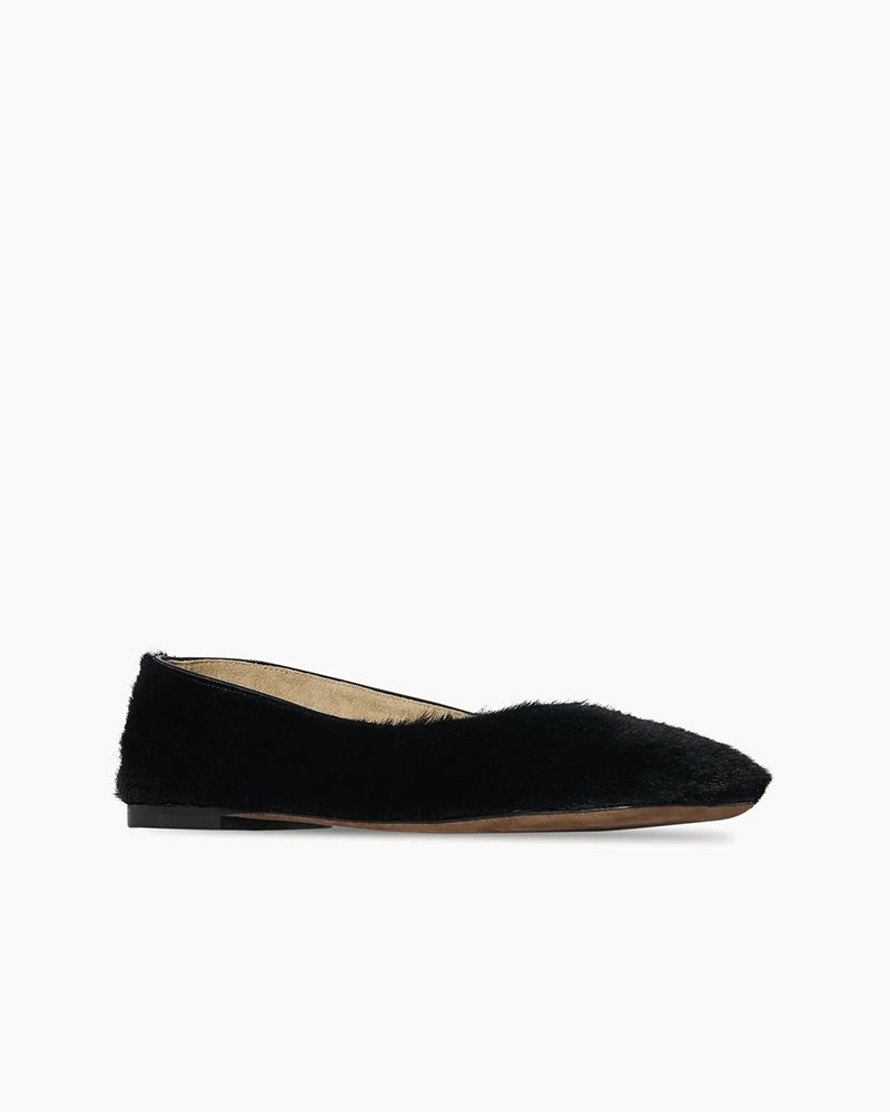 Square Ballet Flat in Pony