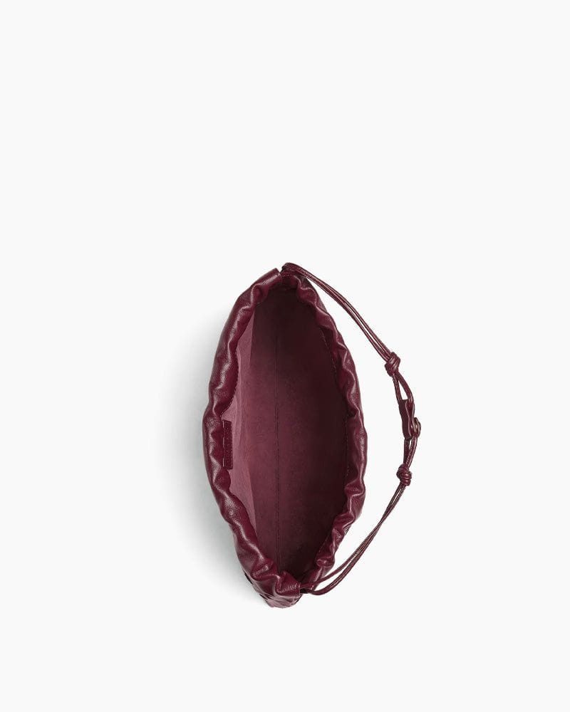 Woven Medium Dustbag Leather Clutch Bag