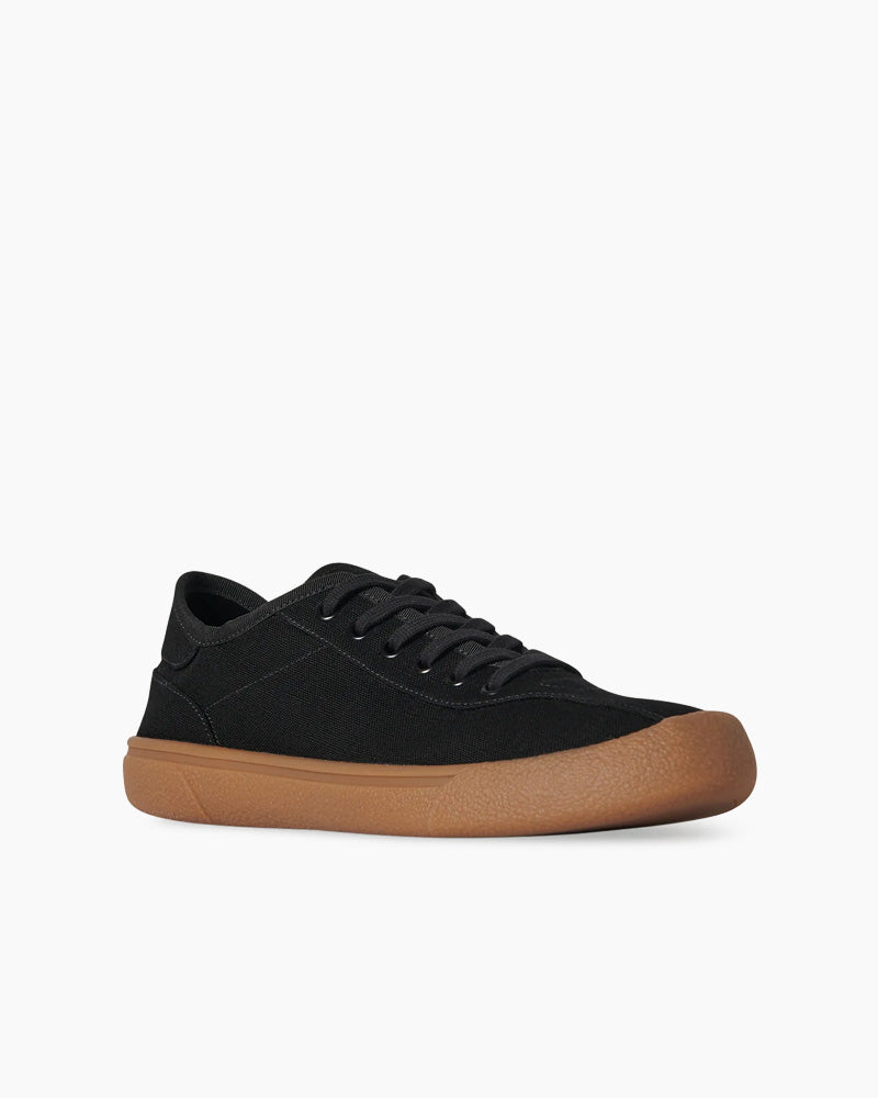 Lightweight Viscose-Linen Canvas Low-Top Sneakers