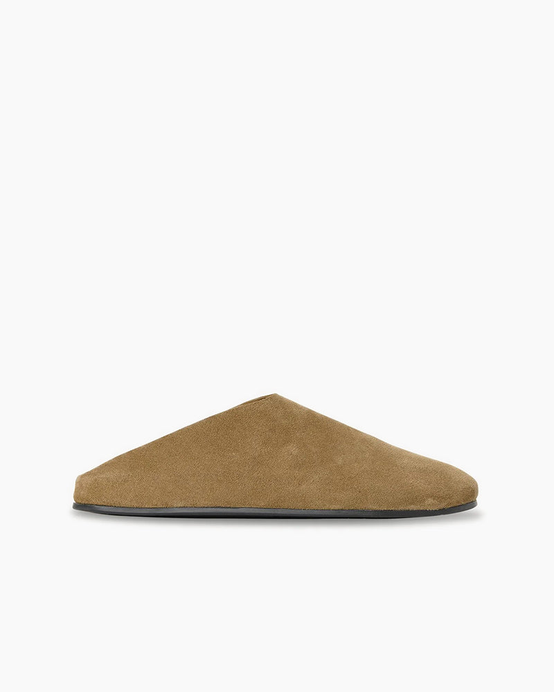 Women Hudson Slide Green in Suede