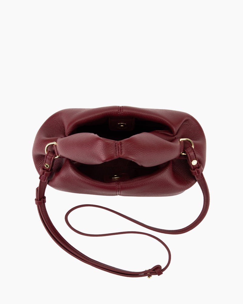 LarosaStyle Modern Elegance Leather Cloud Bag