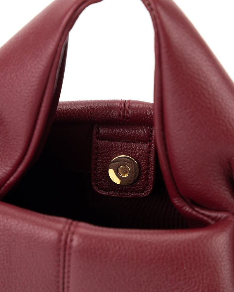 LarosaStyle Modern Elegance Leather Cloud Bag