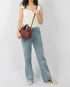 LarosaStyle Modern Elegance Leather Cloud Bag