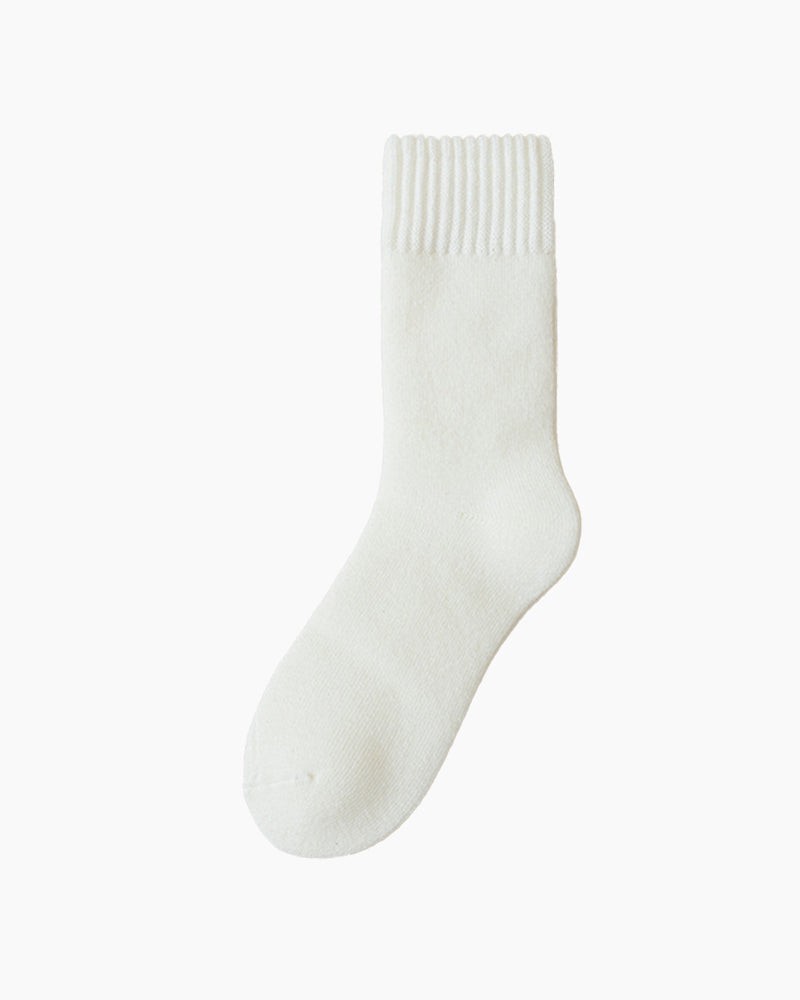 LarosaStyle Women's Multi-colored Cashmere Socks White Main image