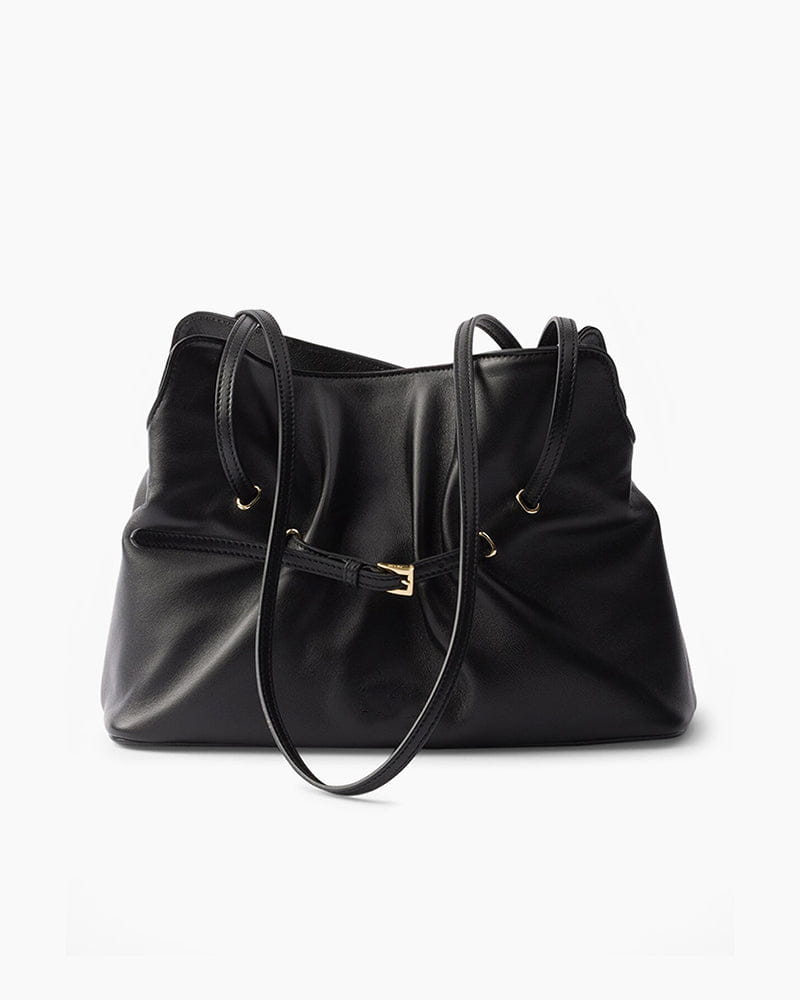 Dada Small Belted Leather Shoulder Bag