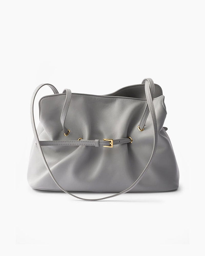 Dada Small Belted Leather Shoulder Bag