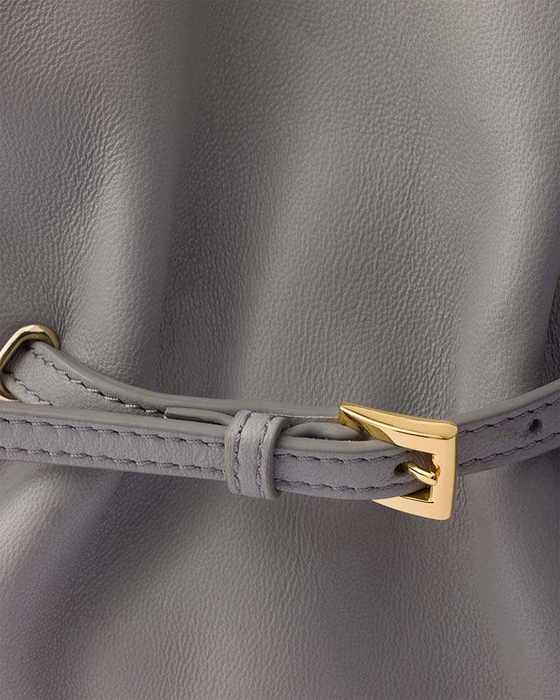 Dada Small Belted Leather Shoulder Bag