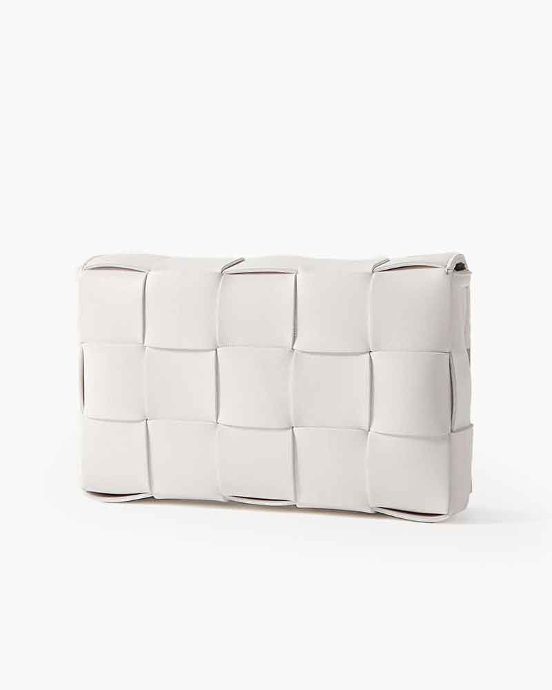 Medium Intrecciato Leather Crossbody Bag