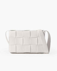 Medium Intrecciato Leather Crossbody Bag